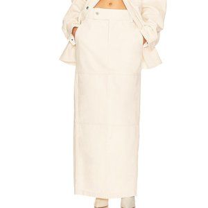 Helsa Ecru Maxi Skirt